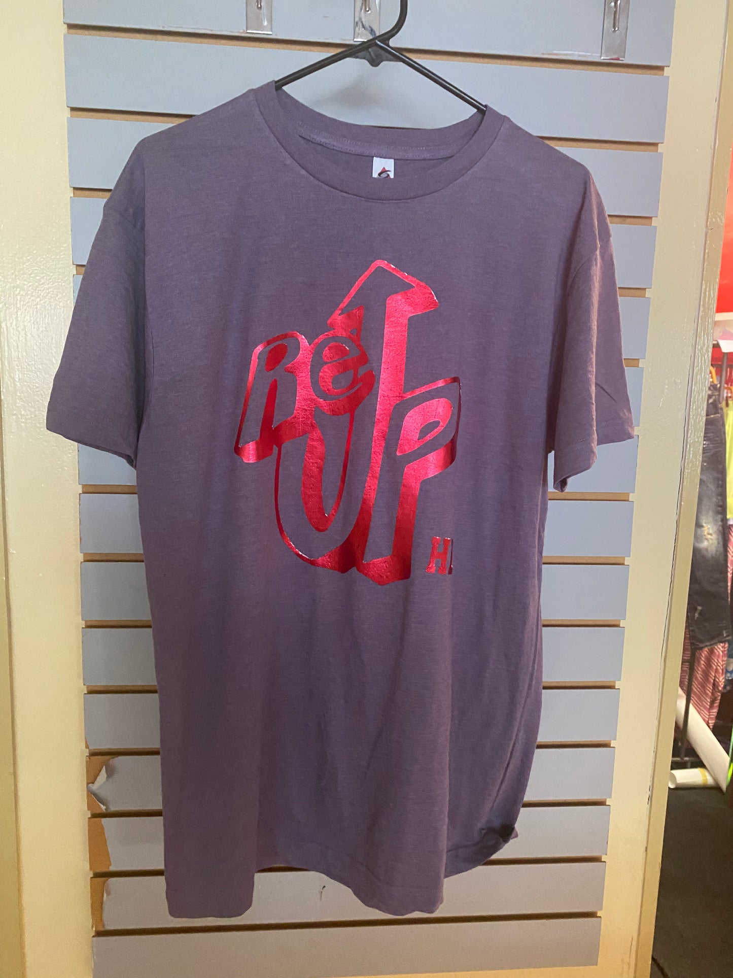 Re’up foil custom t-shirts