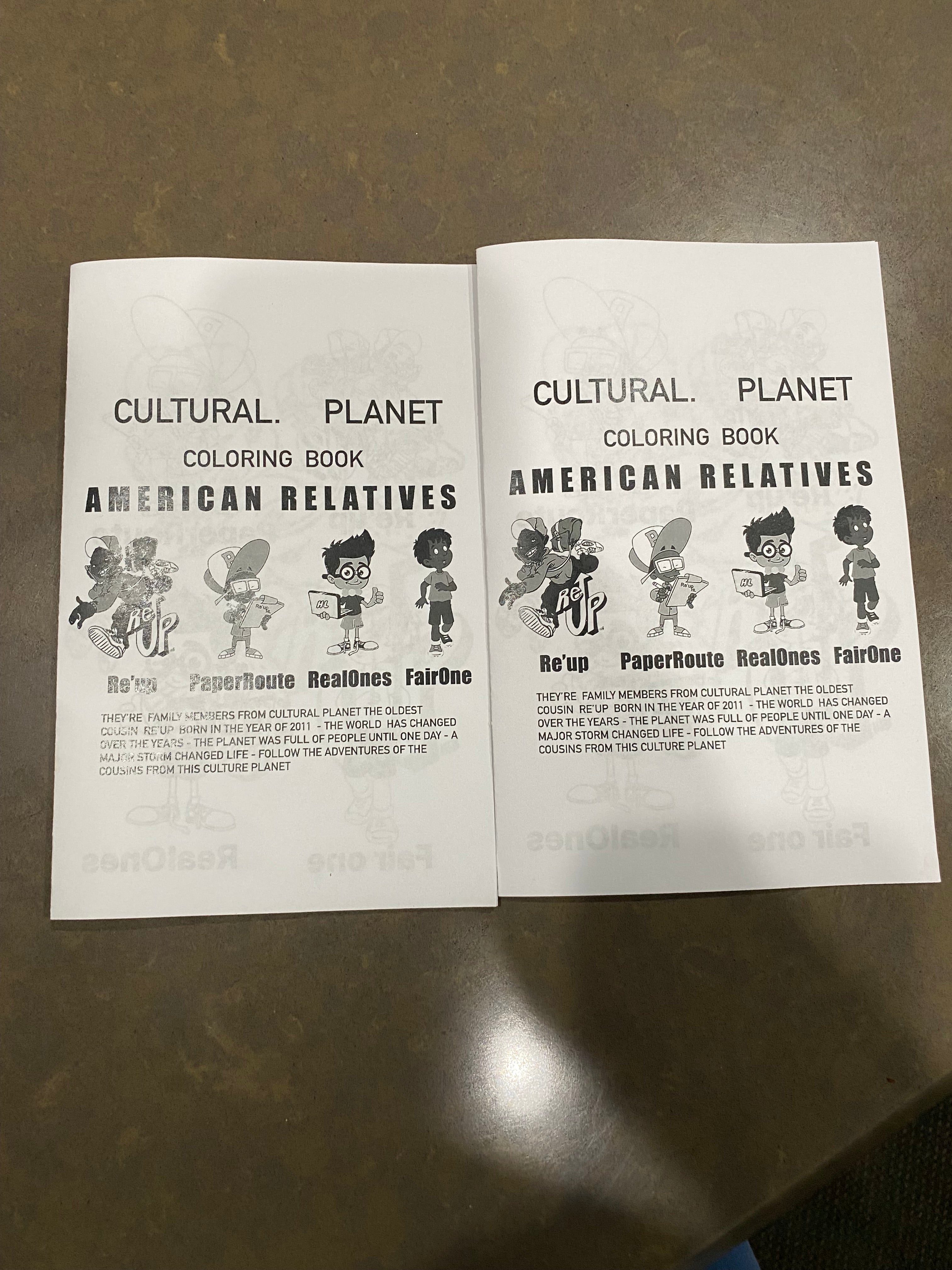 Cultural planet coloring book