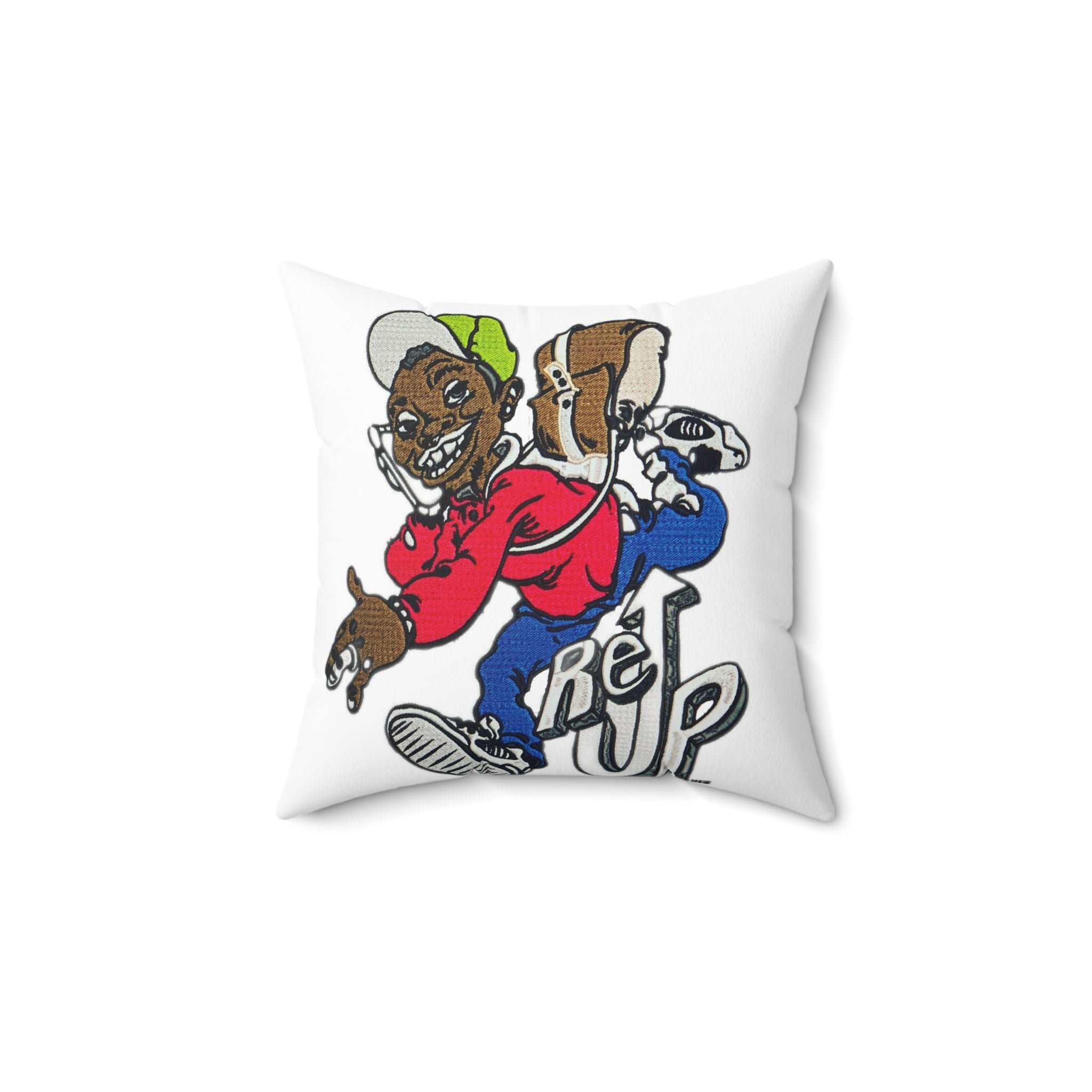 Re'Up Faux Suede Square Pillow