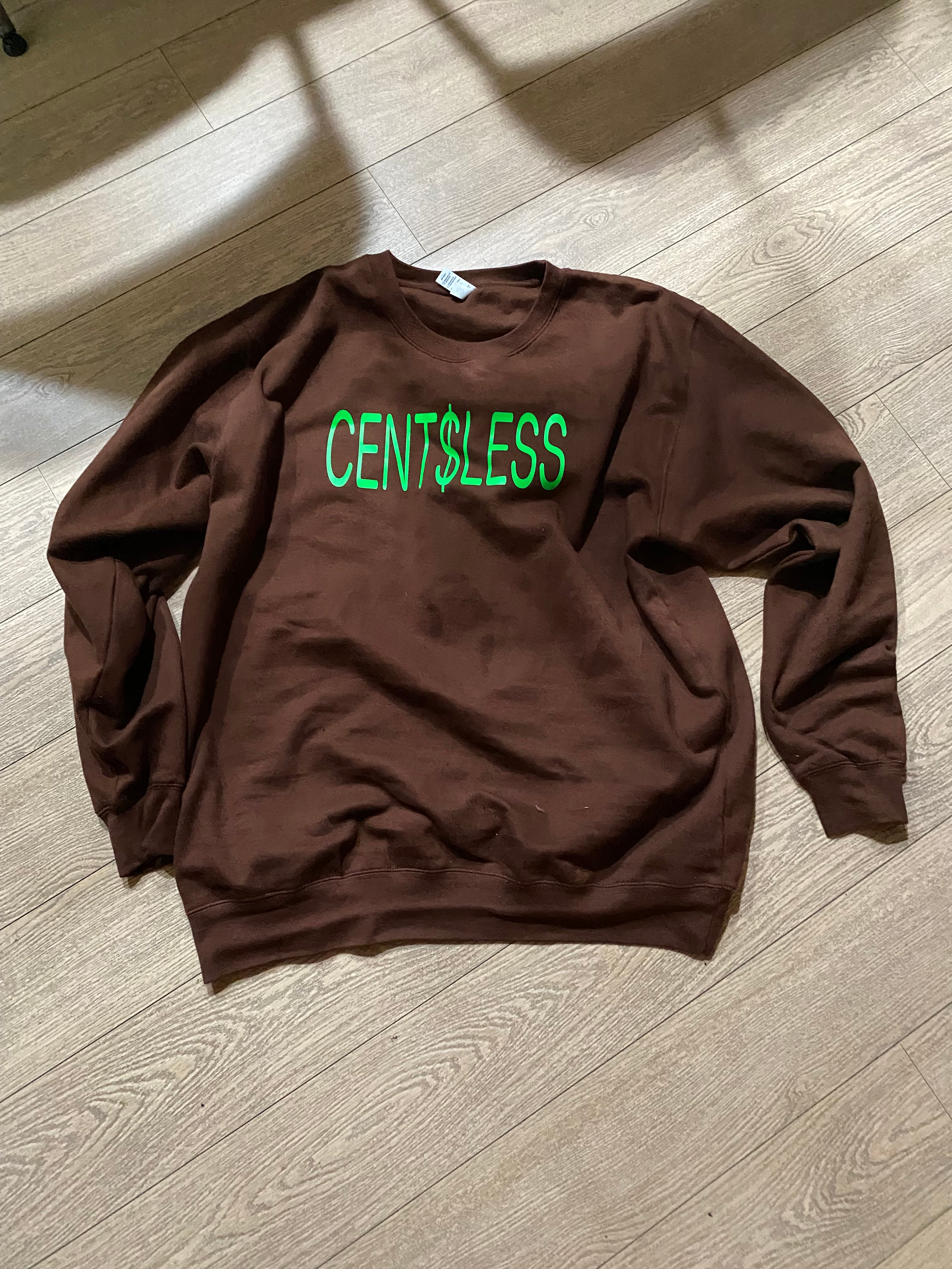 Brown crew neck sweater