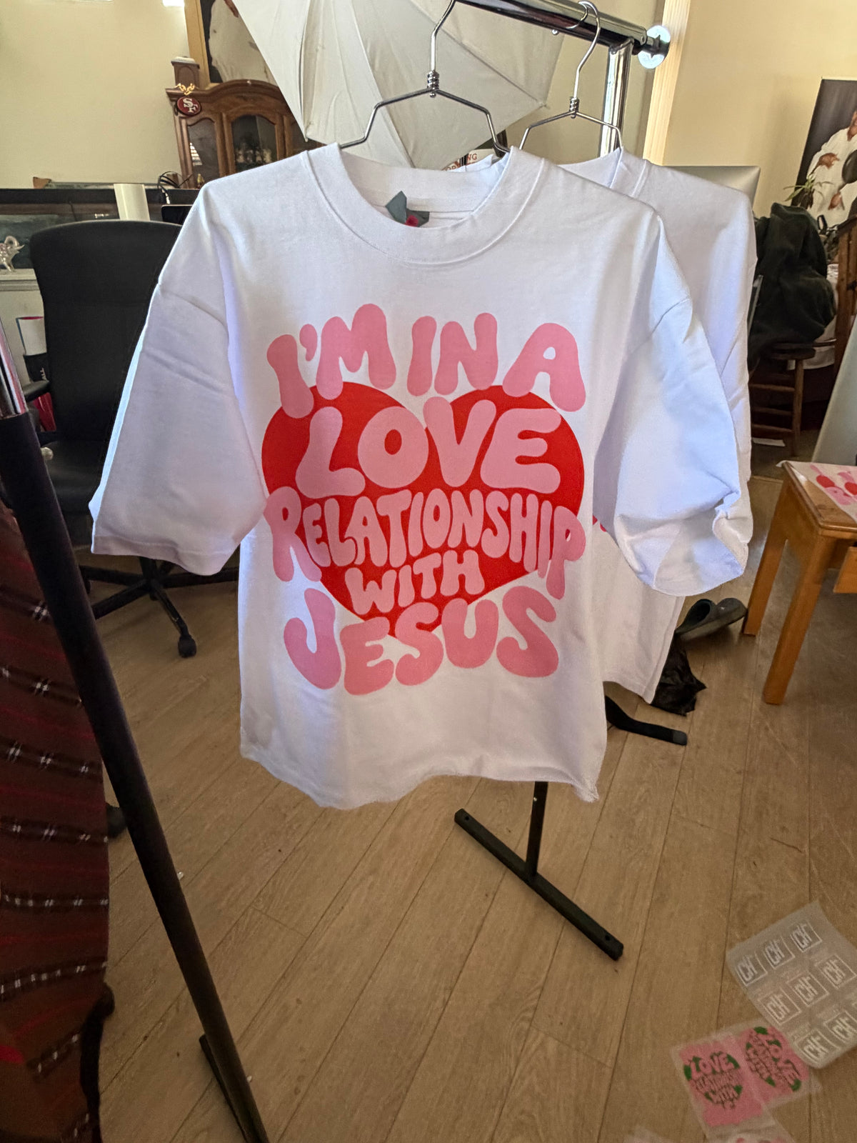 I’m in a Love Relationship With Jesus — CHL Oversized Tee