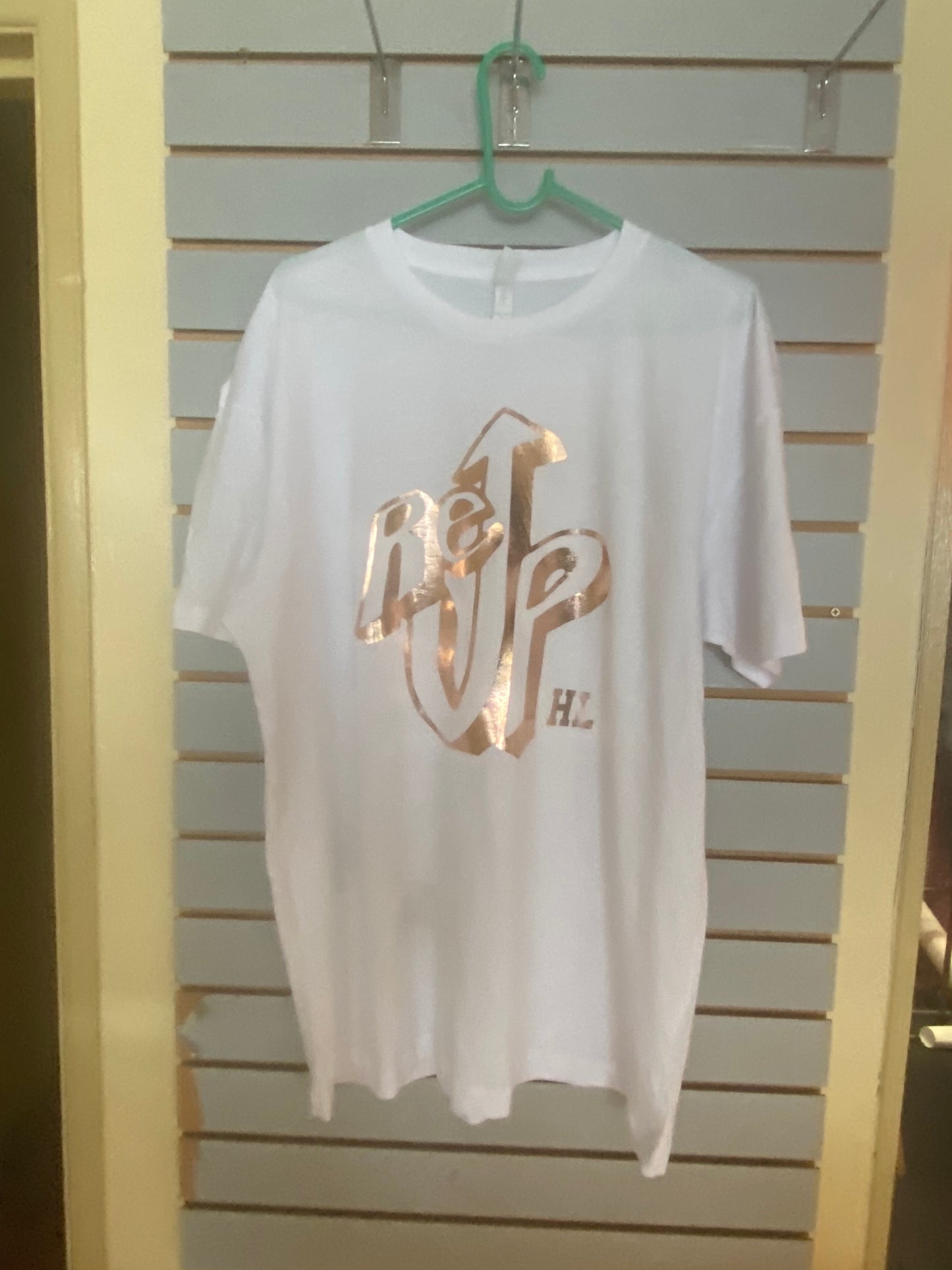 Re’up foil custom t-shirts
