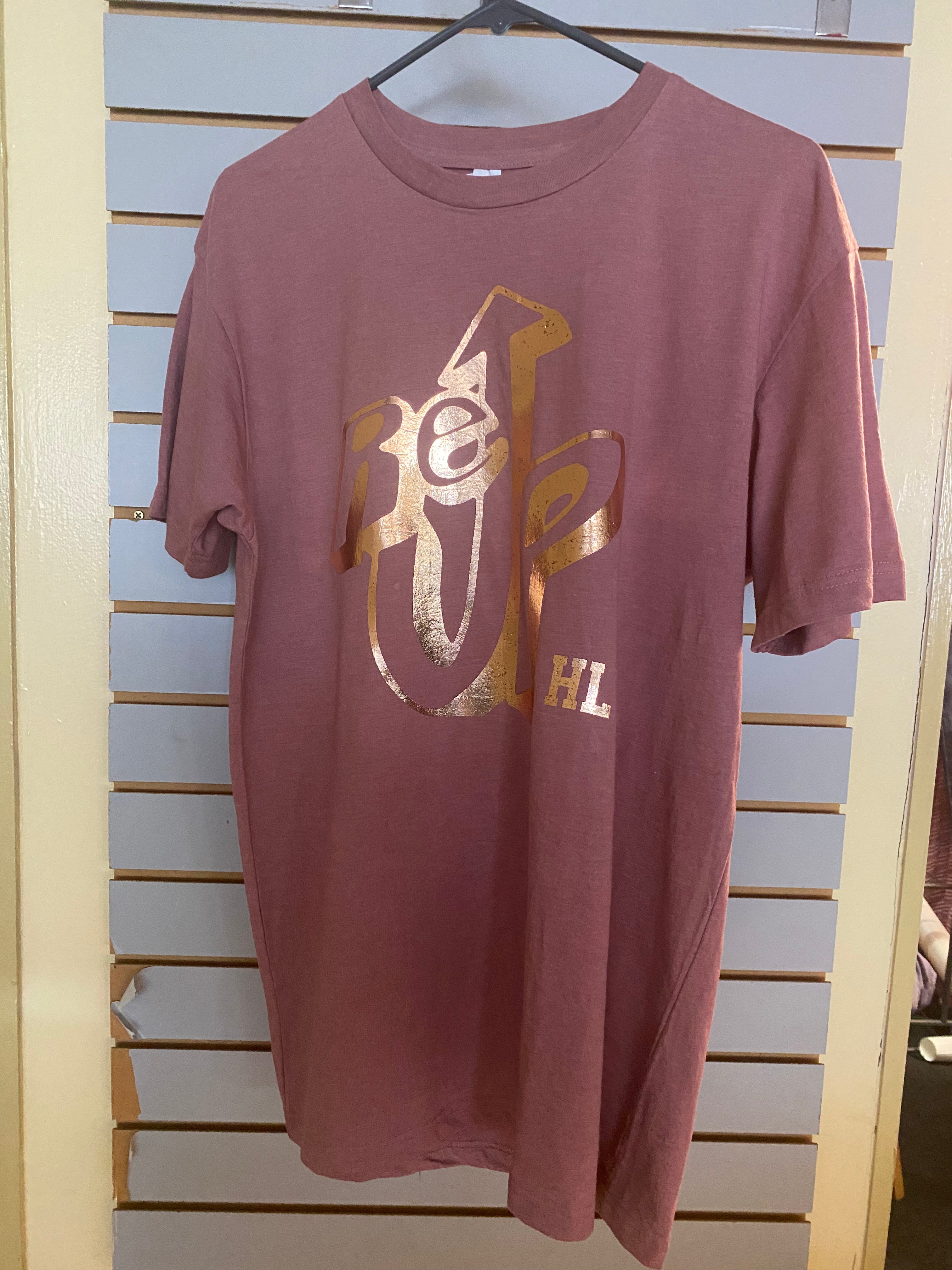 Re’up foil custom t-shirts