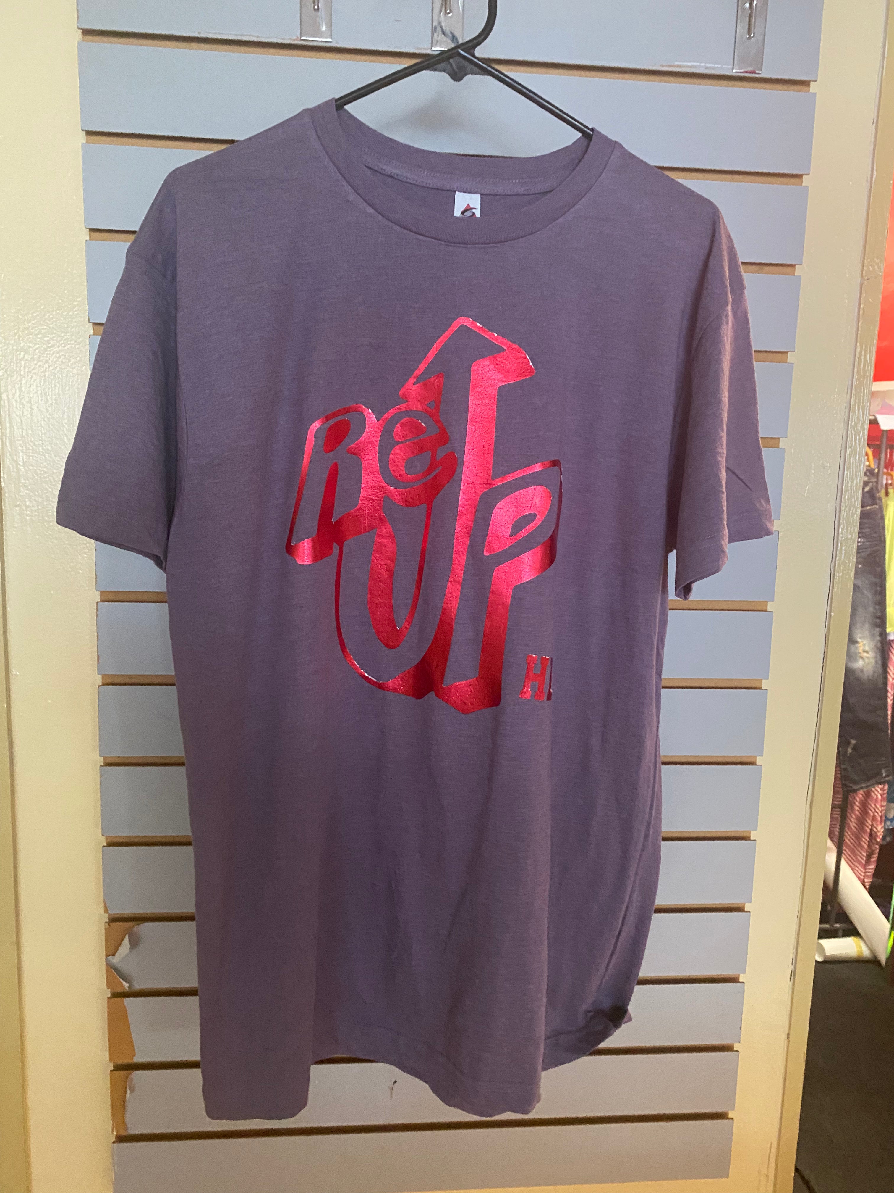 Re’up foil custom t-shirts